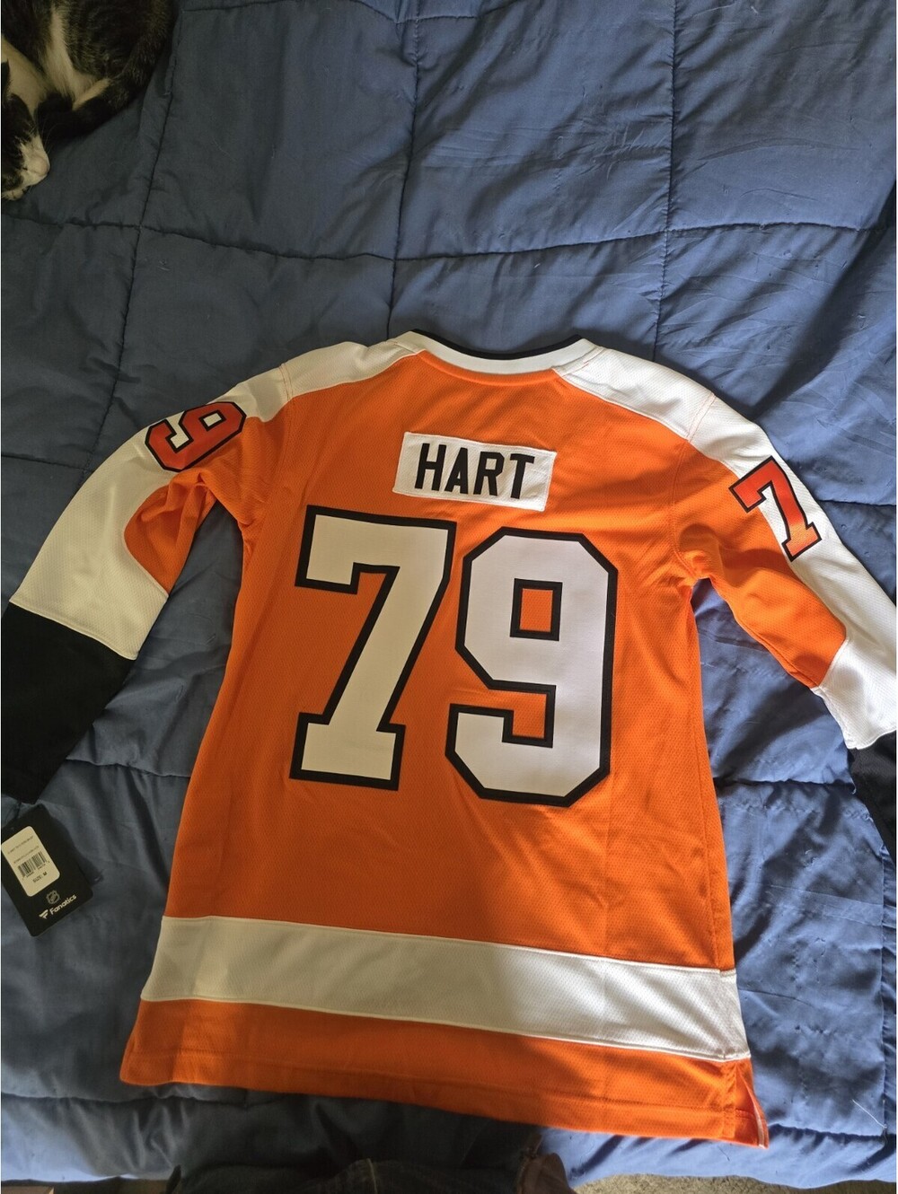 Carter Hart Philadelphia Flyers Fanatics Womens Medium Home Premier Breakaway
